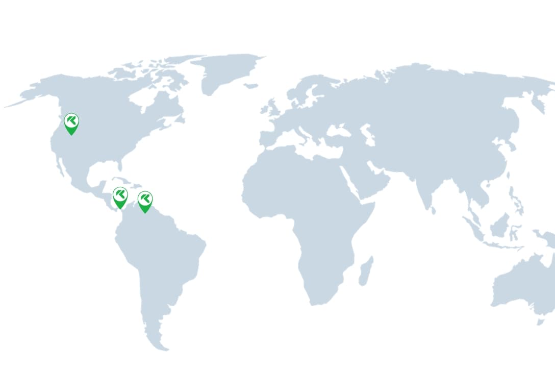 Mapa de ubicación de Kennewick